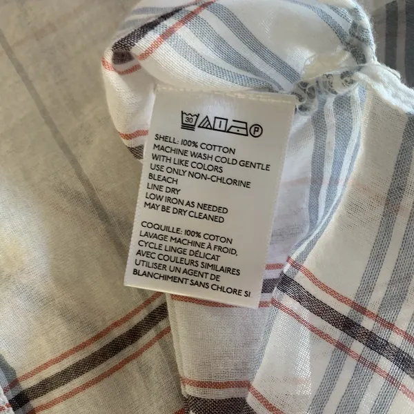 BDG Urban Outfitters Medium Plaid Button Up Long Sleeve‎ Shirt - Image 5