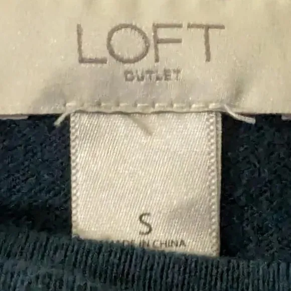 LOFT Outlet Pointelle Knit Cardigan, Size Small - Image 3