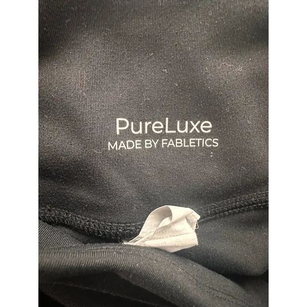 Fabletics PureLuxe Oasis V-Front Crossover High Waisted Leggings‎ Black XS - Image 4