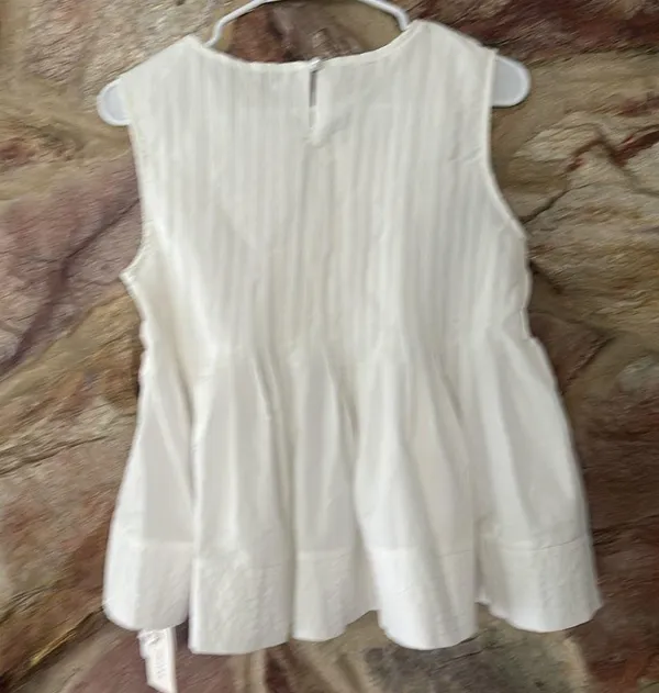 Commense Pleated Peplum Sleeveless Blouse size xs - Image 6
