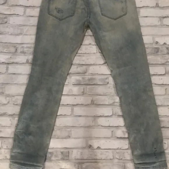 Free people destroyed stonewashed jeans - Image 5