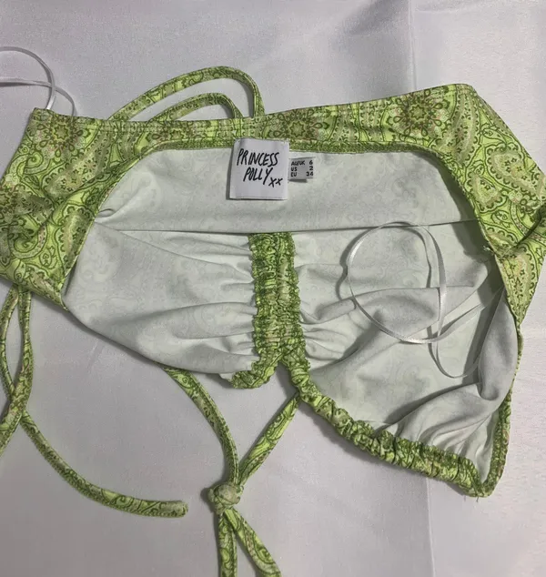Lime Crop top.  Size 2 - Image 6