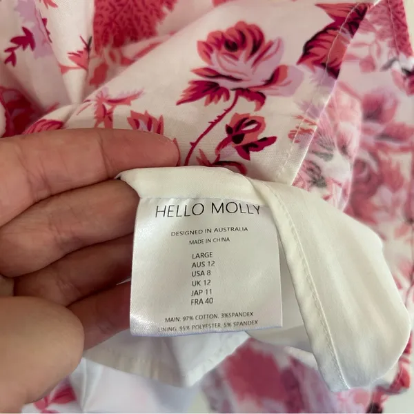 Hello Molly // Sweetest Kind Pink Floral Mini Dress - Image 13