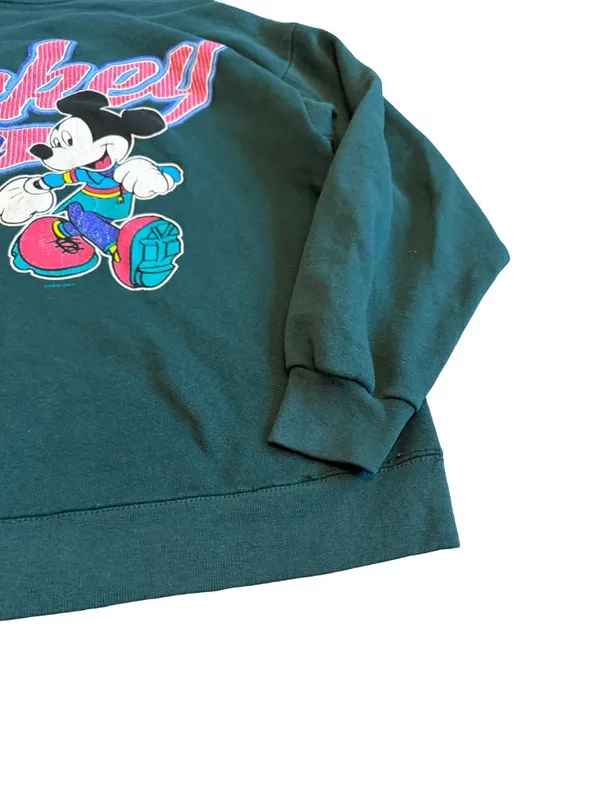 Mickey Unlimited Vintage 1990s Mouse Sweatshirt Pullover Retro 90s Size Medium - Image 4