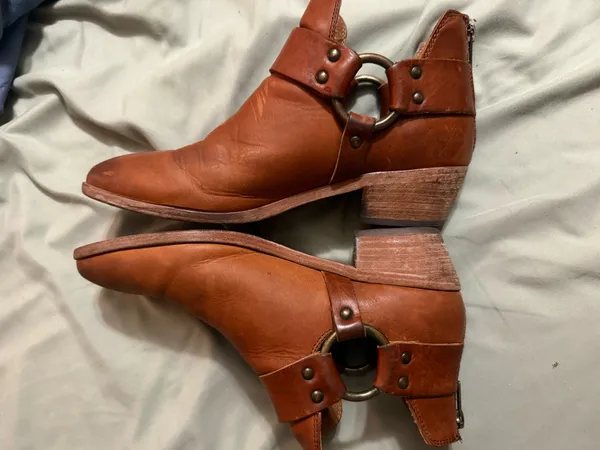 Frye Harness style leather booties  - Image 3