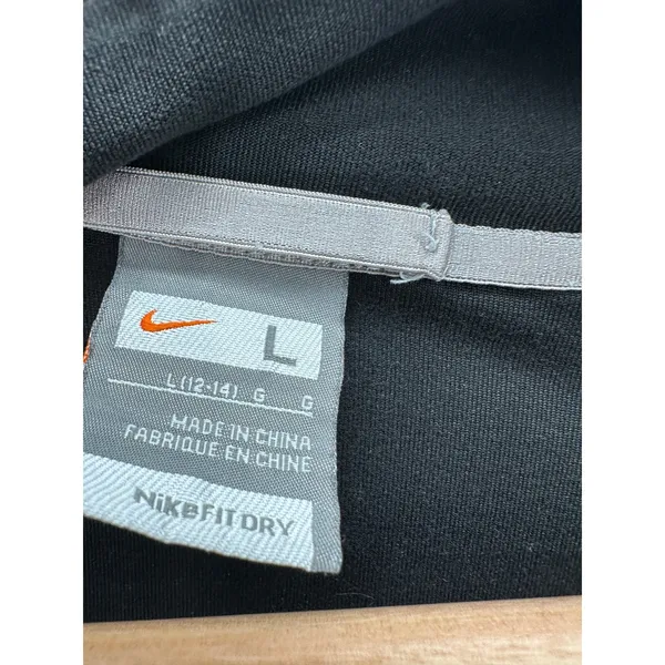 Nike‎ Fit Dry Black Full Zip Training Practice Jacket Womens Large HP8 - Image 6