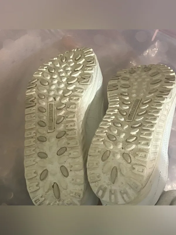 Skechers White Women's Platform Shape-Ups Sneakers size 8 casual sporty gym - Image 6