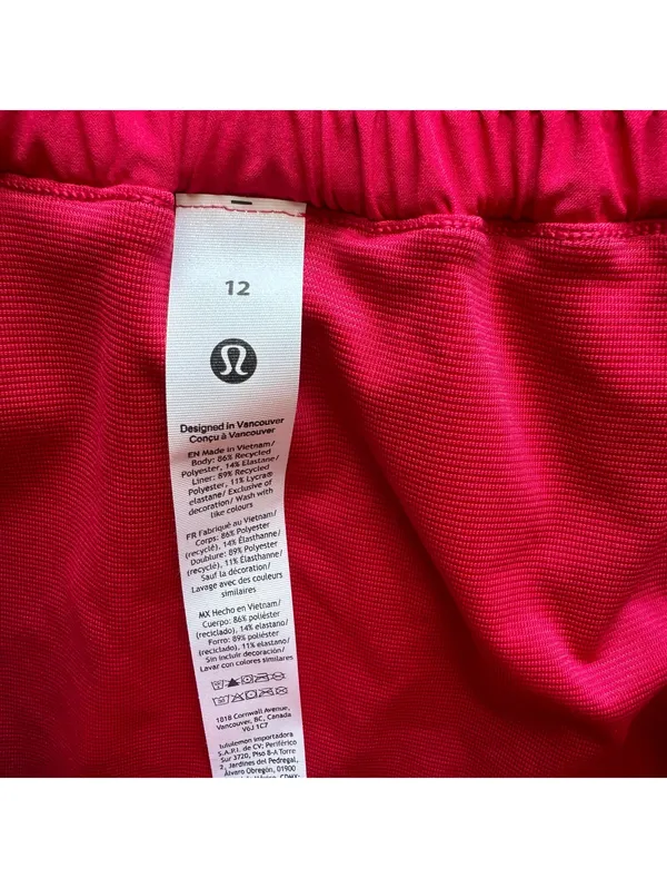 Lululemon Hotty Hot High Rise Short 2.5” Mulberry Spark Size 12 NWT - Image 5