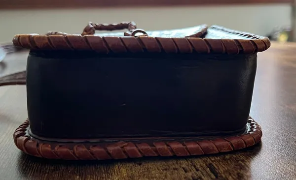 Moroccan | Artisan handmade crossbody purse - Image 3