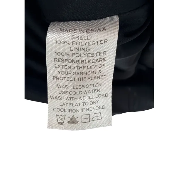Hill House The Rosalind Dress Black Ikat Floral Taffeta Pintuck Pleated‎ Small - Image 6