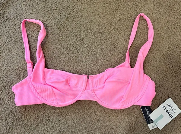 Pink Bikini Top Size M - Image 2