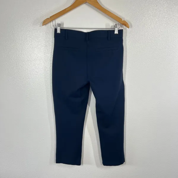 Betabrand Classic Cropped Dress Pant Yoga Pants Womens Small Navy‎ Blue - Image 3