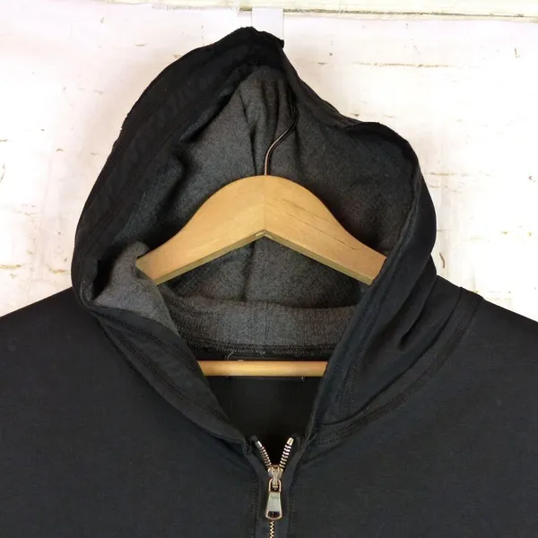 Bad Spirit Massimo Sabbadin Skull Hoodie Womens L Black Crossbones Sequins Italy - Image 5