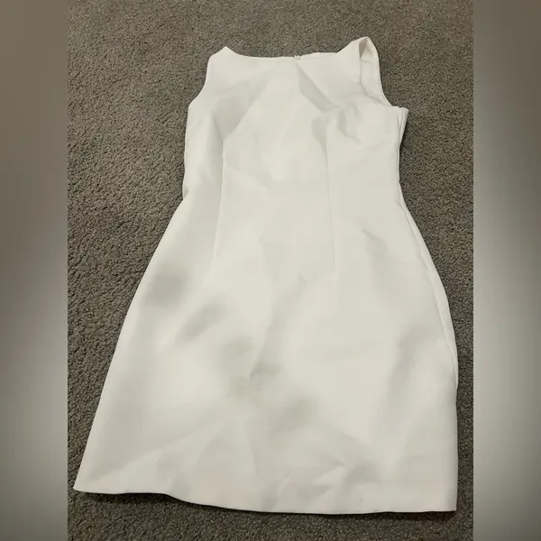Meshki White Mini Dress #graduation - Image 2