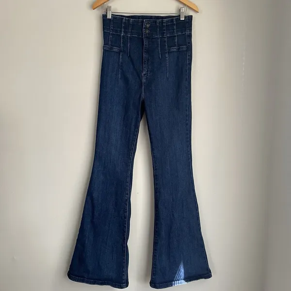 Free People We The Free Jayde Flare Jeans Size 29 - Image 3