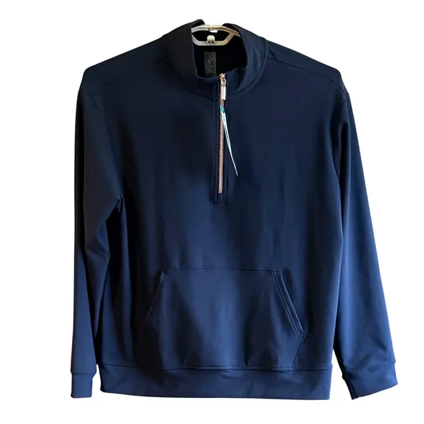 NEW Skechers GOwalk Gorpcore. XL Black Quarter Zip Pullover Gold Zipper NWT - Image 3