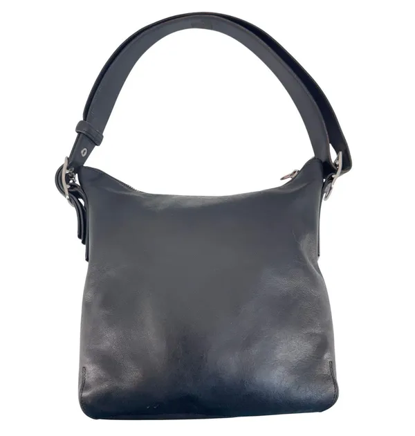 Coach Legacy Slim Duffle 9326 Black Leather Crossbody Shoulder Bag Vintage Y2K - Image 2