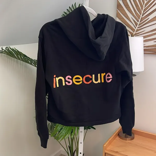 Madhappy Hoodie Block Party Insecure‎ Inglewood Black Sweatshirt XS - Image 2