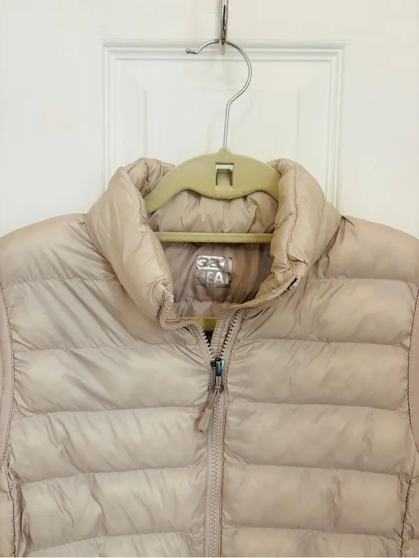32 Degrees Heat Women’s Puffer Vest in Beige - Image 7