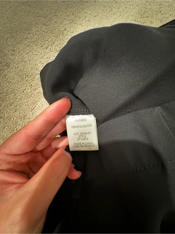 Women black dress pants max studio XS - Image 3