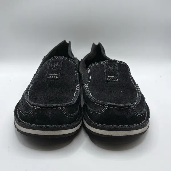 Ariat Crusier Womens Size 7.5B Black Suede Mocassin Boat Loafers Shoes 10027355 - Image 2