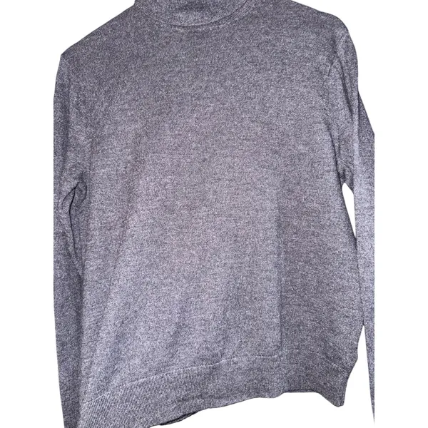 Banana Republic Italian Merino Wool Turtle Neck Sweater Women's LG‎ Warm Baruffa - Image 2