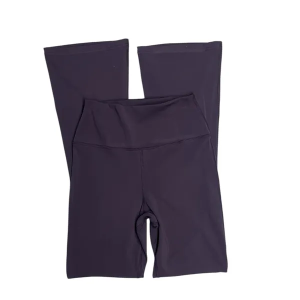 NWOT Spiritual Gangster Dark Purple Flare Leggings Pants Size Small - Image 5