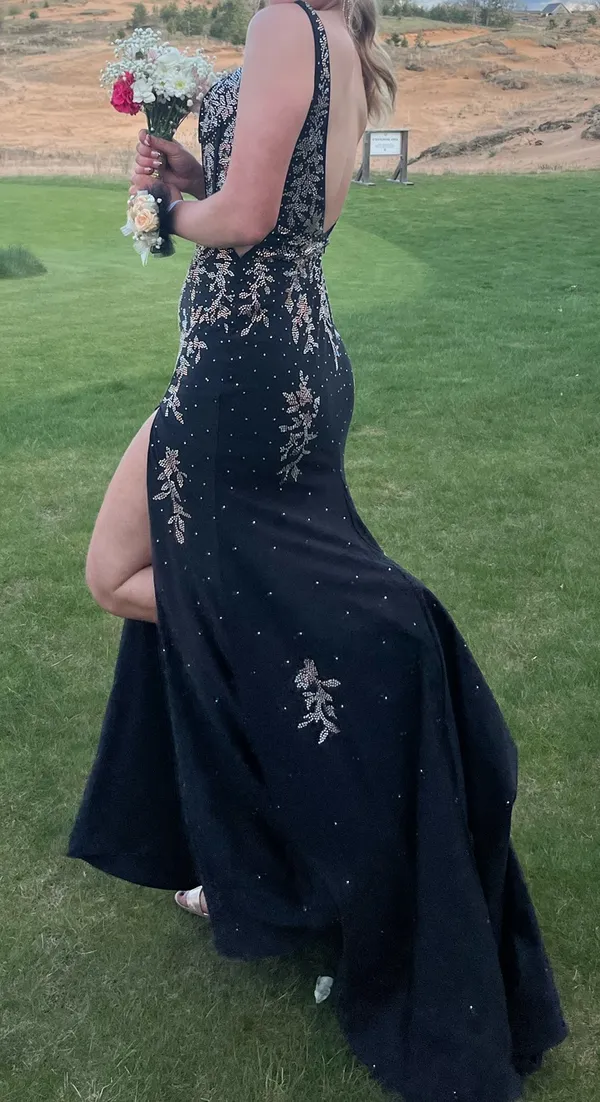Amara 88854 prom dress Black Size 6 - Image 6