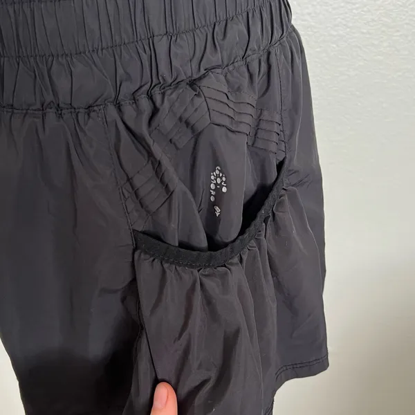 Free People Movement Black Get Your Flirt On Shorts - Image 4
