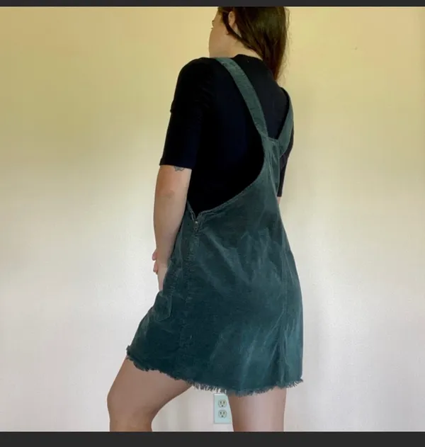 American Eagle Corduroy Overall Dress - Image 4