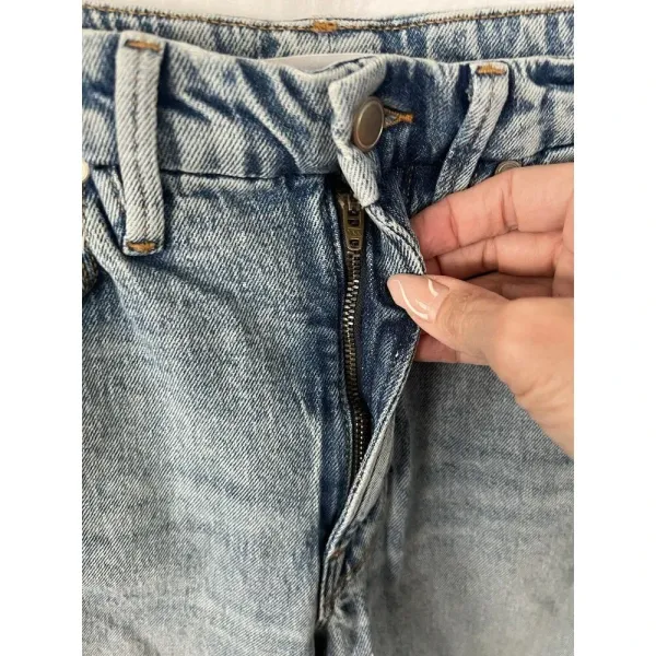 Good American Good Boy distressed Denim Blue Jeans Size 4/27 NEW!‎ - Image 10