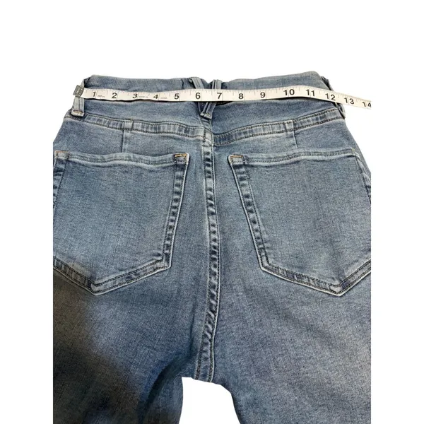 Free People Skinny Jeans Women's 28 Light Wash Stretch Ankle Denim - Image 13