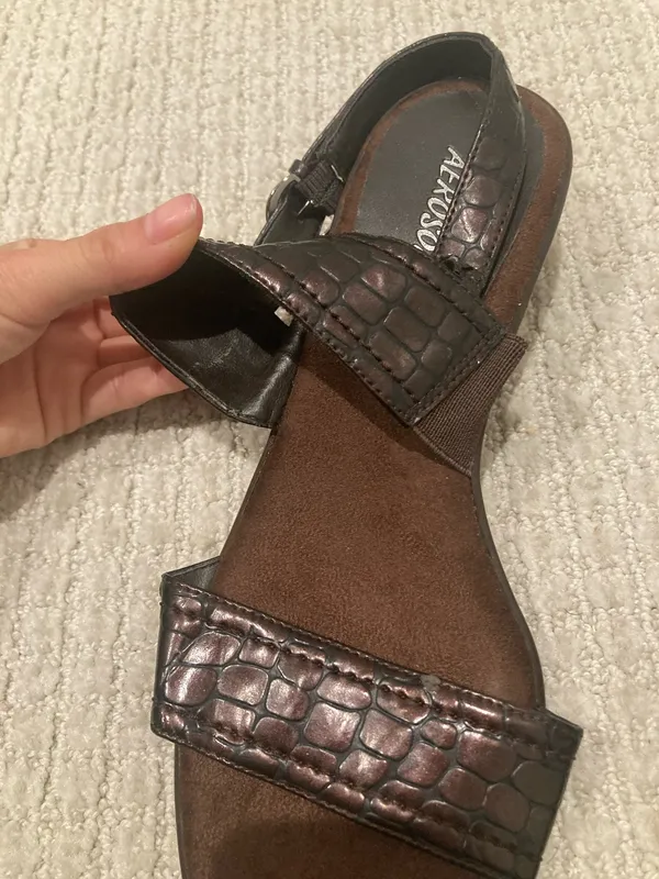 Aerosoles Vintage Y2k Fairygrunge Wooden Heeled Sandals - Image 4