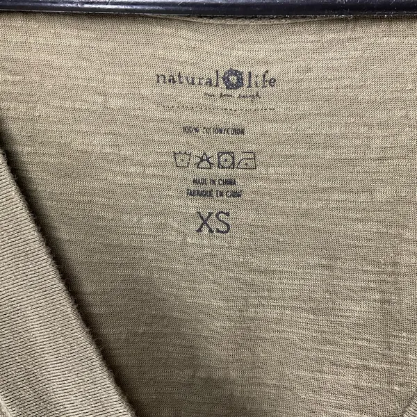 Natural Life Johnnie Plunge Jumpsuit Olive Green V Neck Slouchy Harem Lounge XS - Image 7