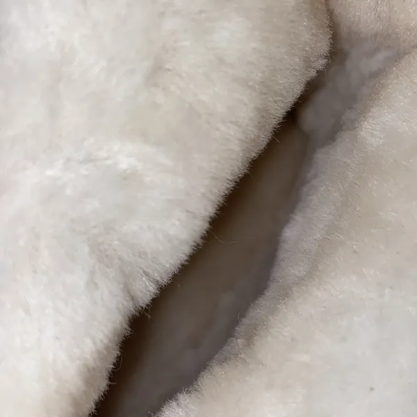 Sickafus Sheepskins Real Sheepskin Ladies Booties Size 8 Tan New - Image 5