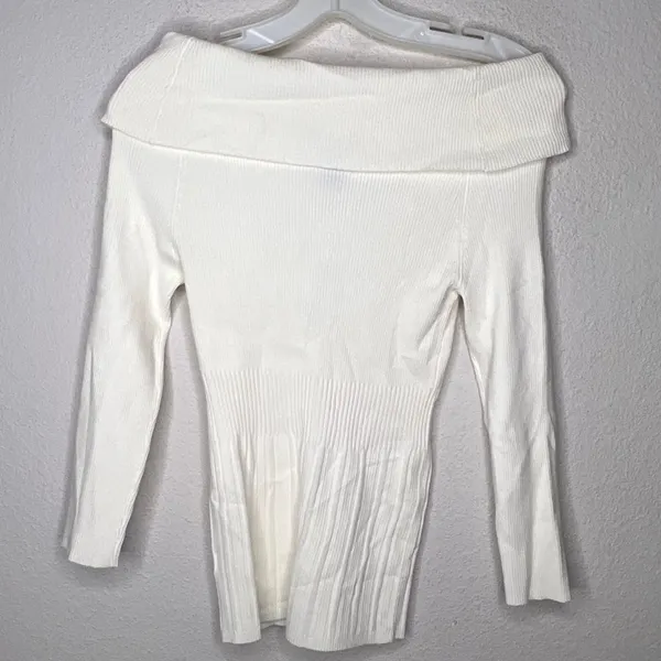 White House Black Market White Sweater nwt‎ - Image 4