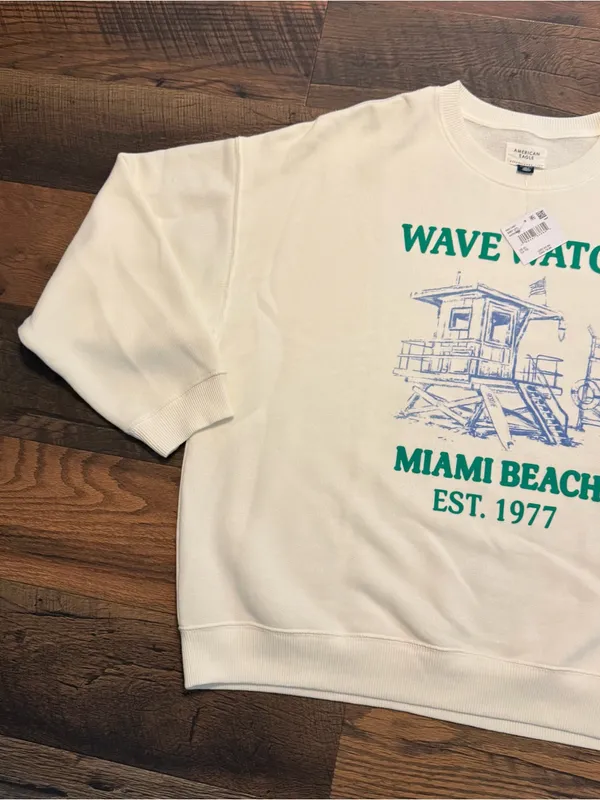 Women’s American Eagle Graphic Crewneck Sweatshirt Size XL - Image 2
