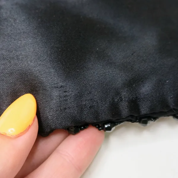 Vintage Y2K Black Beaded Mini Bag - Image 9