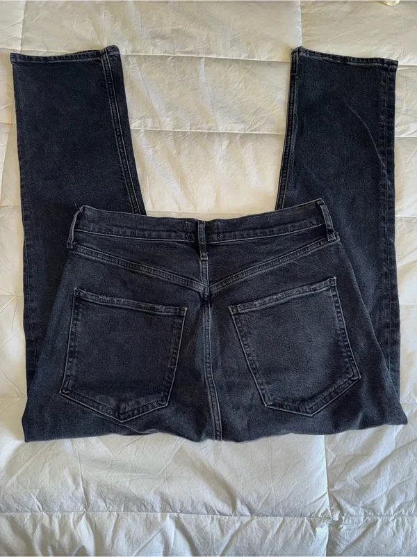 Agolde Women's Washed Black Skinny Jeans - Image 5