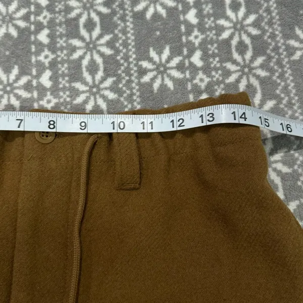 NWOT Free People Charli Wool‎ Longline Cargo Shorts Brown Small Street Style - Image 10