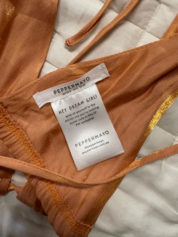 Orange Peppermayo Bralette Top - Image 3