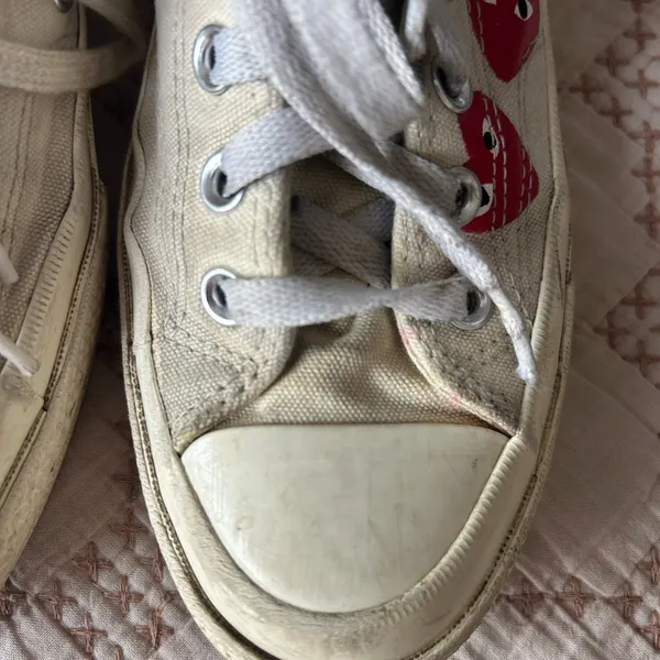 Comme des Garçons PLAY x Converse Heart High top sneakers - Image 11