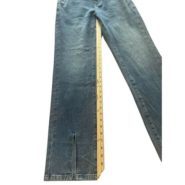 NWT Commense Split Hem Jeans Size M Blue Size M - Image 2