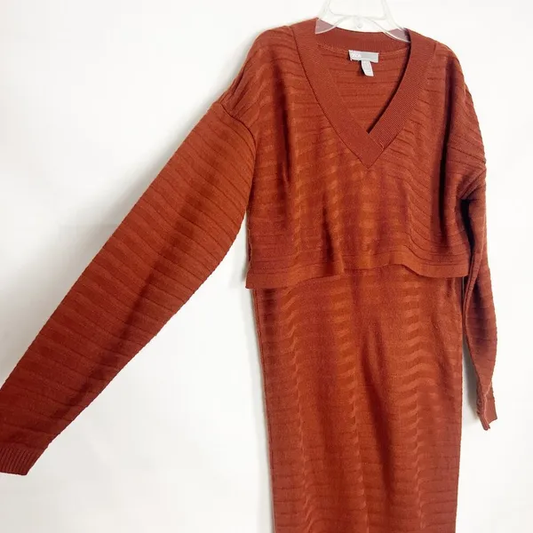 ASOS Pullover Knit Sweater Maxi Dress Size 0 - Image 7