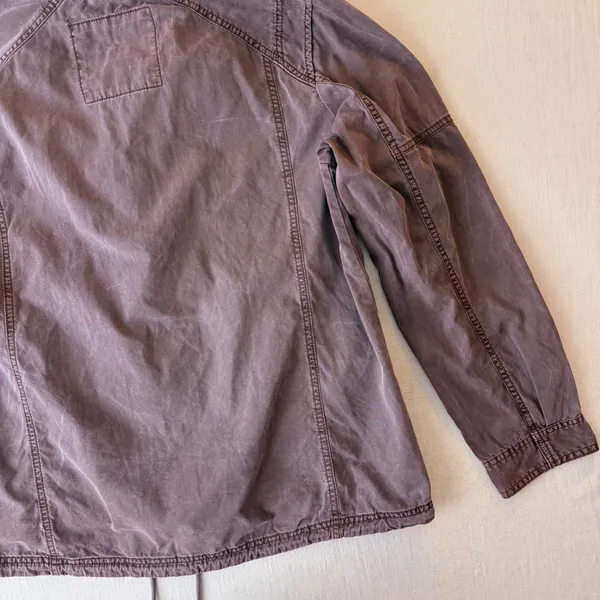 American Eagle Hooded Utility Field Jacket Womens XL Purple - Image 10