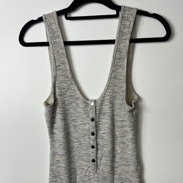 Free people cross court one piece‎ jump suit heather gray women’s size XS - Image 3