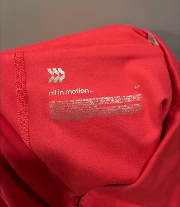 All In Motion High-Rise Flowy Athletic Shorts With Built-In Biker Shorts Lip Gloss Pink - Image 6