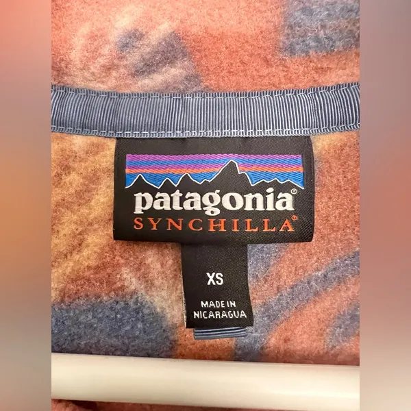 NWOT RARE Patagonia Synchilla Snap T Canyon Block Big Sisu Fleece Pullover Sz Xs - Image 5