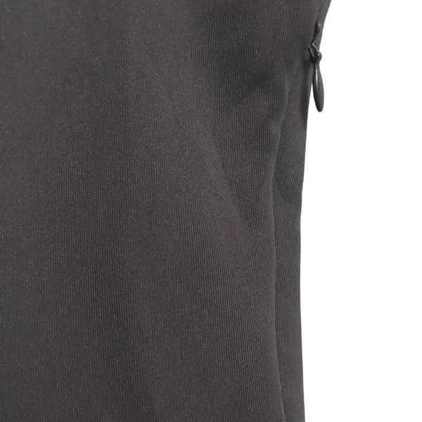 Halara V Neck Sleeveless Side Zipper Pleated Mini Golf Dress Black Small - Image 7