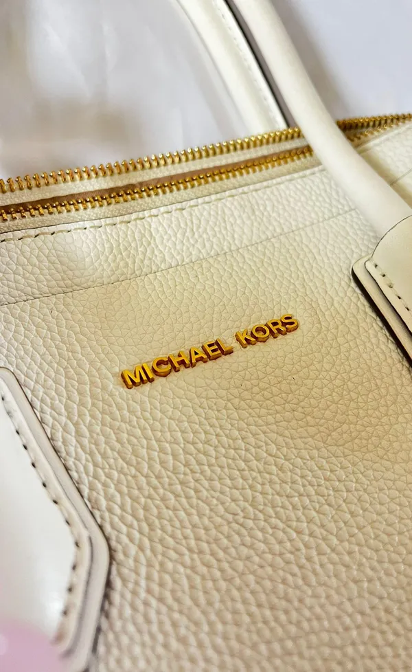Michael Kors Leather Mercer Belted Satchel - Image 5